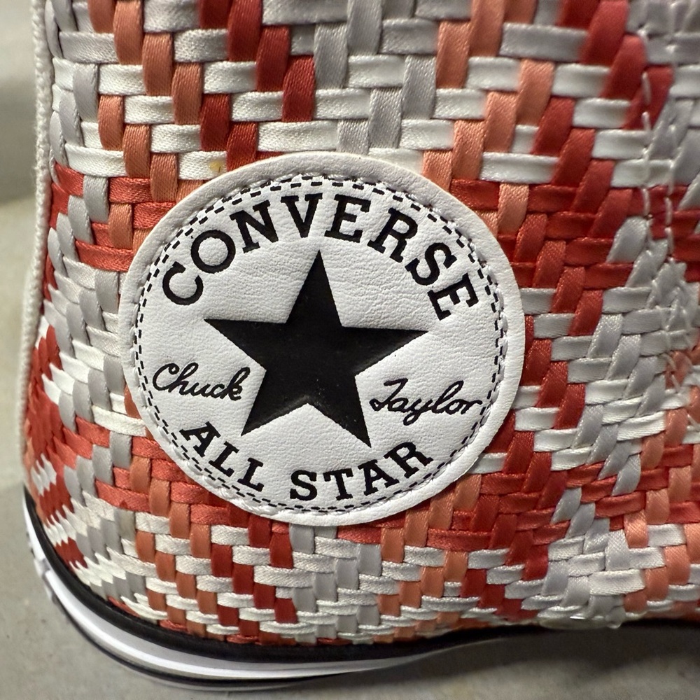 Unique Knit Pattern, Special Edition Converse Hig… - image 2